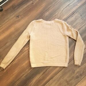 H&M Gold / Tan Cable Knit Sweater Women's Small
